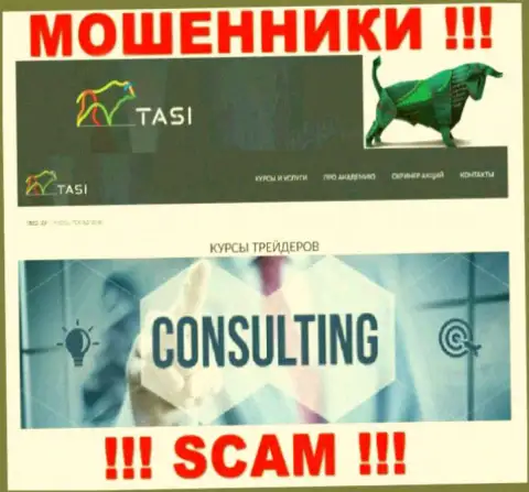 Воры TasInvest Com представляются профессионалами в направлении Consulting