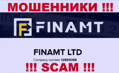 Finamt Com - это ВОРЫ, а принадлежат они Finamt LTD