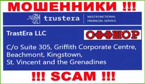 Сюите 305, Корпоративный центр Гриффита, Бичмонт, Кингстаун, Сент-Винсент и Гренадины - оффшорный юридический адрес кидал Трустера, указанный у них на веб-ресурсе, БУДЬТЕ ВЕСЬМА ВНИМАТЕЛЬНЫ !!!