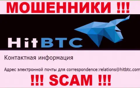 Не нужно контактировать через e-mail с компанией HitBTC Com - это ШУЛЕРА !!!