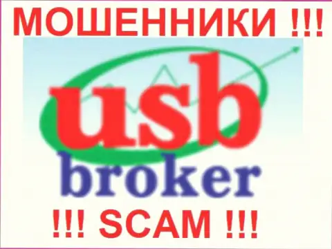 Логотип мошеннической ФОРЕКС конторы USBBroker Com