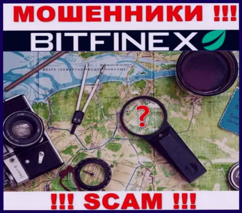 Посетив информационный сервис мошенников Bitfinex, Вы не сумеете найти информацию относительно их юрисдикции