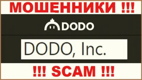 DodoEx - это интернет мошенники, а владеет ими DODO, Inc