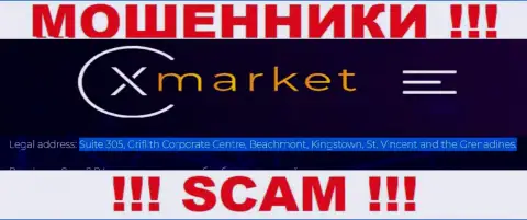 Зарегистрированы internet мошенники XMarket в оффшорной зоне  - St. Vincent and the Grenadines, будьте внимательны !!!
