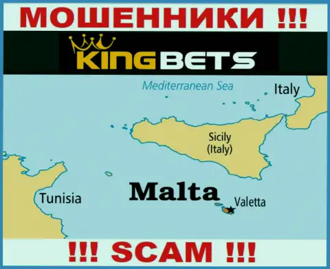 KingBets - это махинаторы, имеют офшорную регистрацию на территории Malta