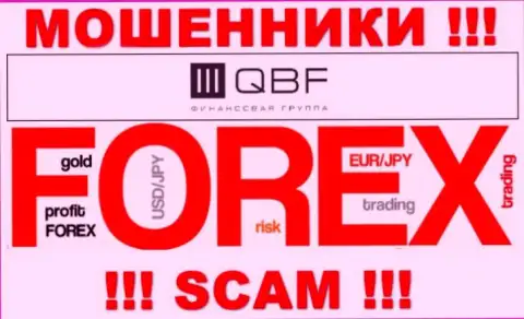 Будьте крайне внимательны, сфера работы QBFin Ru, ФОРЕКС - это разводняк !