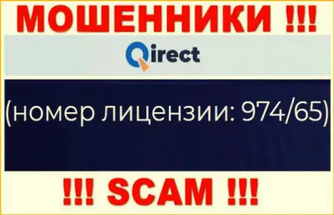 Взаимодействовать с конторой Qirect Limited НЕ СОВЕТУЕМ, несмотря на представленную лицензию у них на веб-сайте
