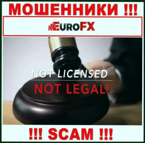 Данных о лицензии EuroFX Trade у них на официальном сайте нет - это РАЗВОДНЯК !!!