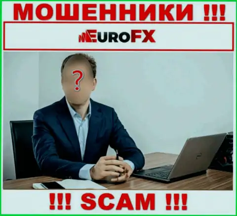 EuroFX Trade являются internet махинаторами, поэтому скрыли информацию о своем прямом руководстве
