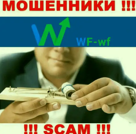 Не доверяйте internet-мошенникам WF-WF Com, никакие налоговые сборы забрать обратно денежные средства не помогут